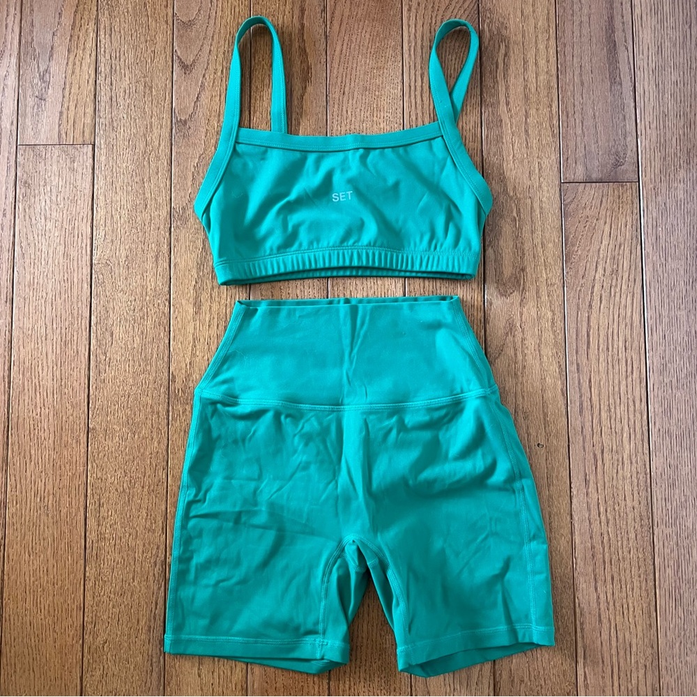 Green Set Active Workout Set - image 1